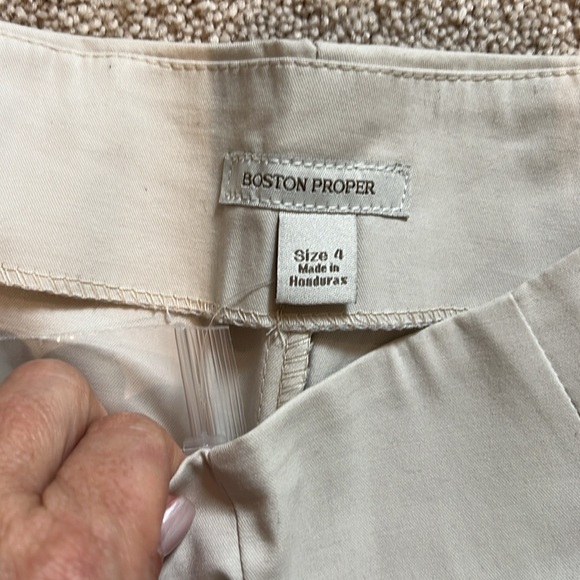 BOSTON PROPER Flat Front Pants - Picture 3 of 7